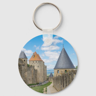 Medieval Walls of Carcassonne Keychain