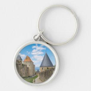 Medieval Walls of Carcassonne Keychain