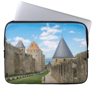 Medieval Walls of Carcassonne Laptop Sleeve
