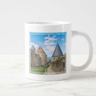Medieval Walls of Carcassonne Large Coffee Mug