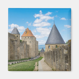 Medieval Walls of Carcassonne Magnet