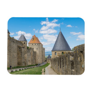 Medieval Walls of Carcassonne Magnet