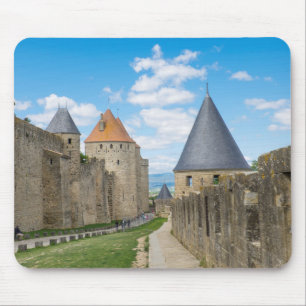 Medieval Walls of Carcassonne Mouse Pad