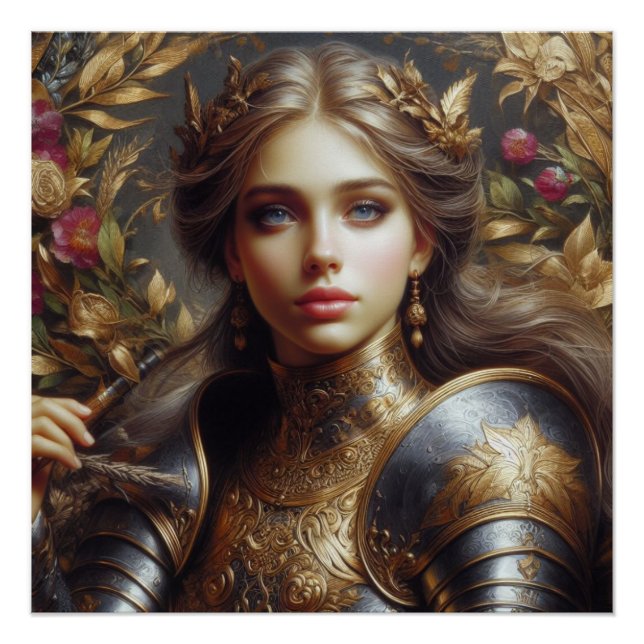 Medieval warrior poster (Front)