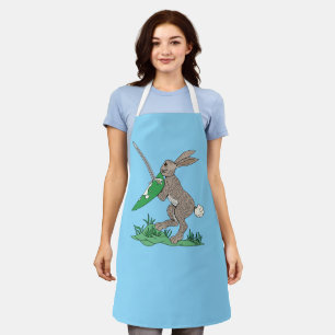 Medieval Warrior Rabbit Apron