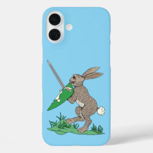 Medieval Warrior Rabbit iPhone 16 Plus Case