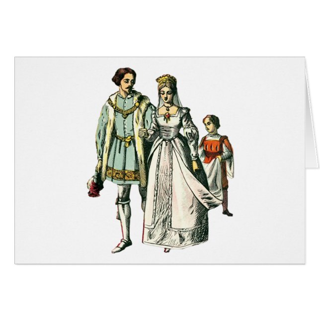 Medieval Wedding ~ Bride And Groom (Front Horizontal)