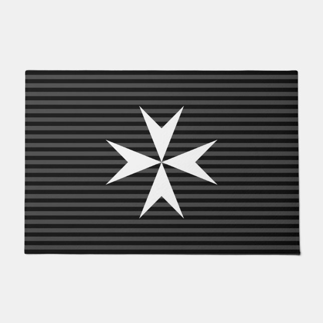 Medieval white cross | Order of St John (UK) Doormat (Front)
