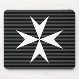 Medieval white cross Order of St John (UK) Mouse Pad