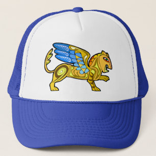 Medieval Winged Lion Gryphon Trucker Hat