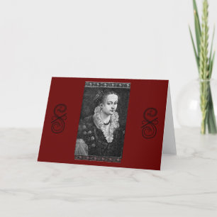 Medieval Woman Greeting Card