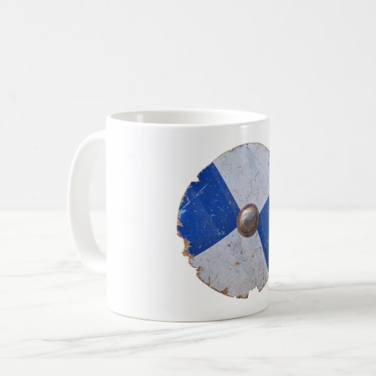 medieval wood metal shield war weapon knight coffee mug