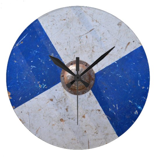 medieval wood metal shield war weapon knight large clock