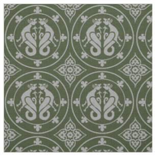 Medieval Wyverns Fabric