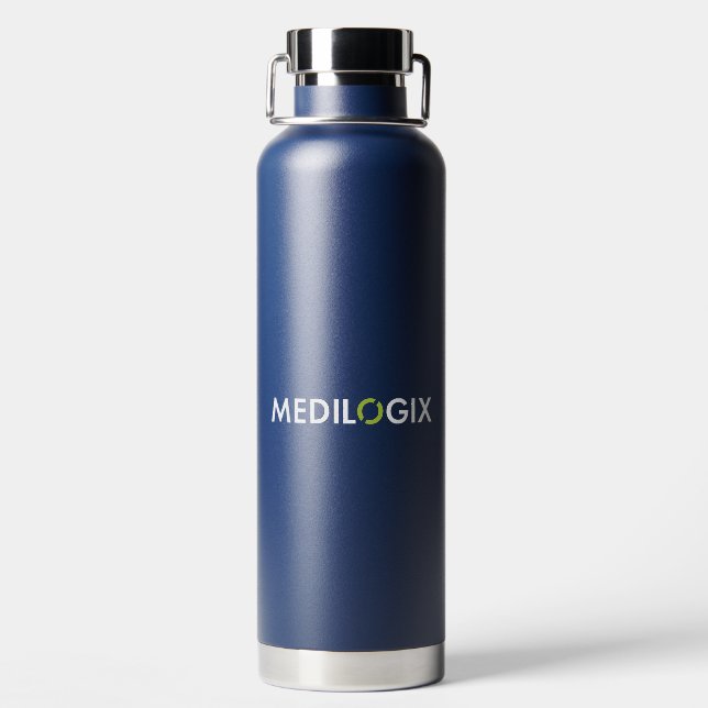 MEDILOGIX 32 oz Water Bottle (Back)