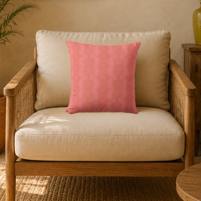 Medina Blush Moroccan Geometric Throw Pillow (Creator Uploaded)