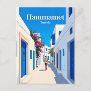 Medina of Hammamet Tunisia Postcard