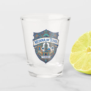 Medina of Tunis Tunisia Shot Glass