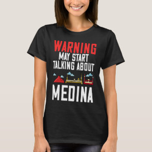 Medina Saudi Arabia City Skyline Map Travel 2 T-Shirt