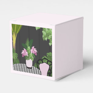 Medinilla Table Centrepiece Garden Courtyard Favor Box