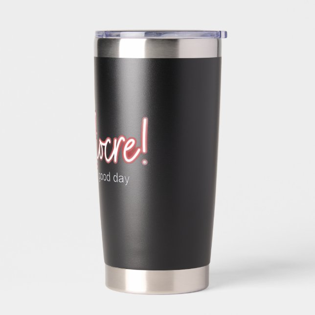 Mediocre! stainless steel thermal water bottle insulated tumbler (Left)