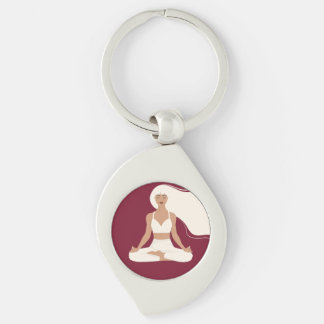 Meditate everyday keychain