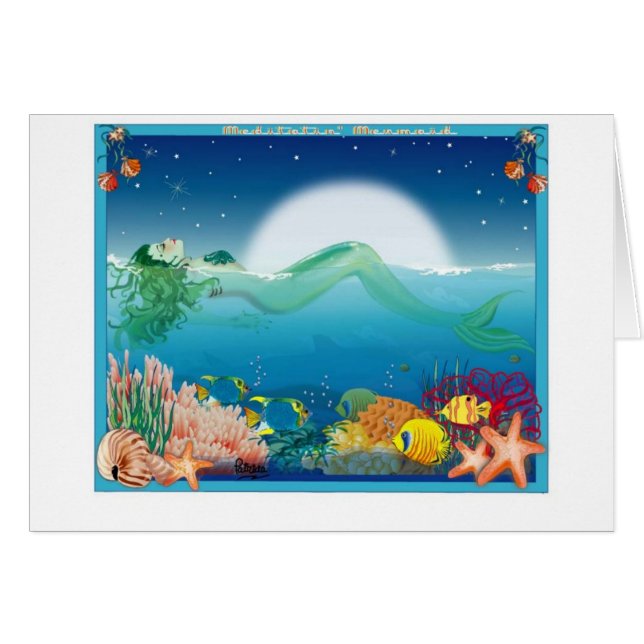 meditatin' mermaid (Front Horizontal)