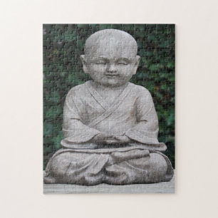 Meditating Buddah statue photo Jigsaw Puzzle