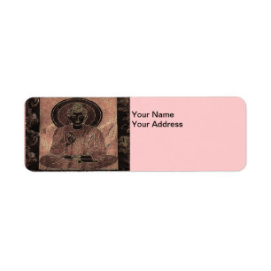 Meditating Buddha4 Return Address Label