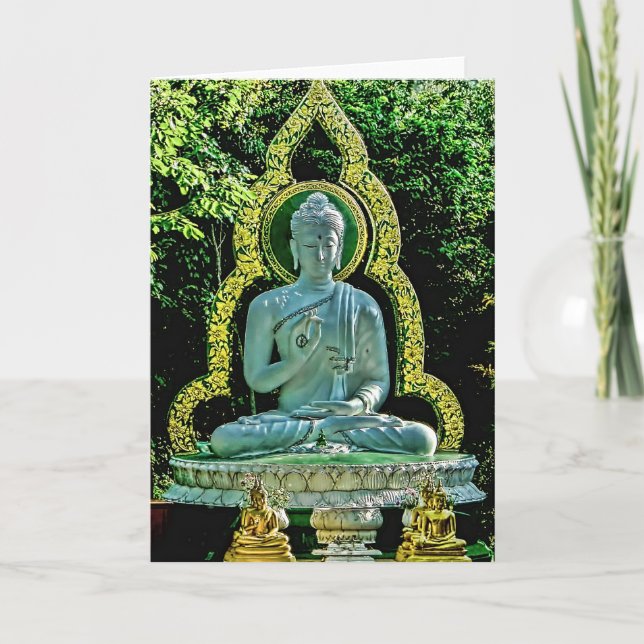 Meditating Buddha Card (Front)
