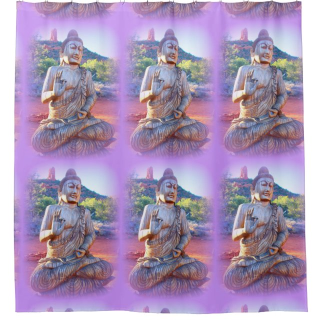 meditating buddha purple (Front)