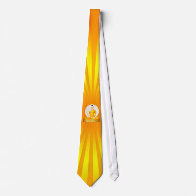 Meditating Buddha tie (Front)