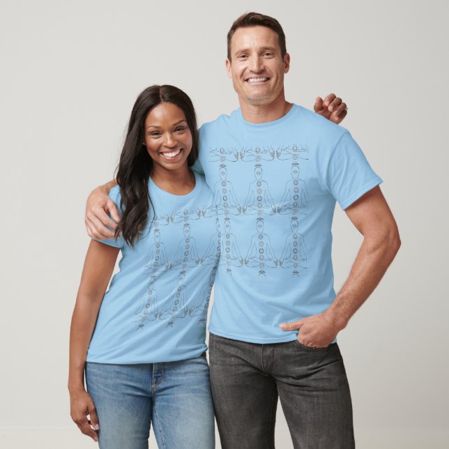 Meditating Chakras T-Shirt (Unisex)