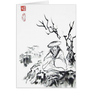 Meditating Samurai Art