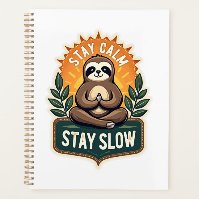 Meditating Sloth Vintage Relaxed Mind T-Shirt 2 (Devant)