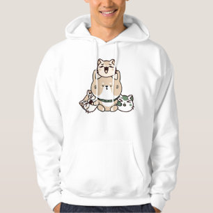 Meditating Zen Cat with Hand Prosthetic Hoodie