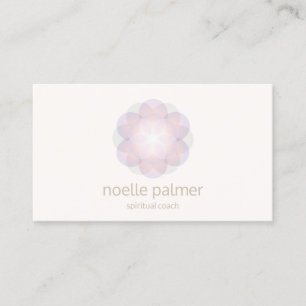 Meditation and Yoga Teacher Flower of Life Mandala Business Card