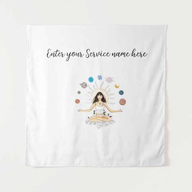 Meditation art tapestry (Front)