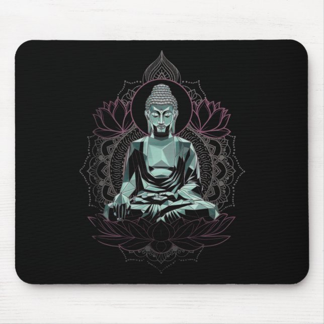 Meditation Buddha  Mouse Pad (Front)