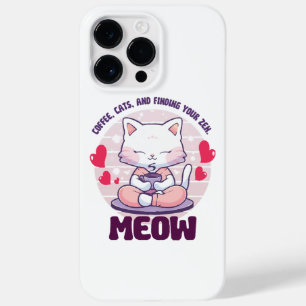 Meditation cat  - Kawaii cat  Case-Mate iPhone 14 Pro Max Case