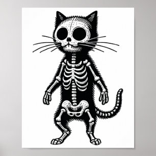 Meditation Cat Yoga Pose Relaxing Animal  Poster