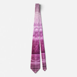 Méditation Chakra Zen Purple Cravate masculin