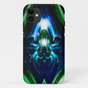 Méditation-Chakras Bleu N Vert iPhone 5 coque