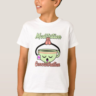 Meditation Concentration Cute Coffee Mug Kawaii T-Shirt