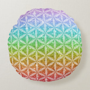 Méditation Coussin Fleur de vie Mandala Chakra