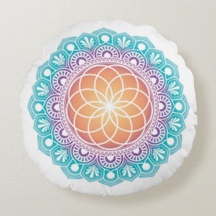 Méditation coussin Mandala Semence de vie