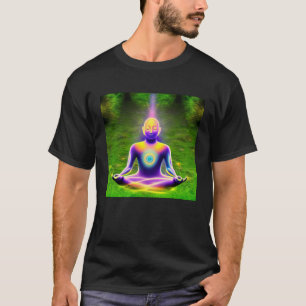 Meditation Enlightment Spiritual Yoga Transcendent T-Shirt