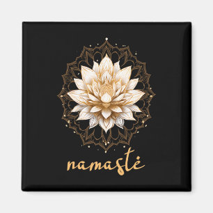 Meditation Esoteric Lotus Namaste Yoga Magnet