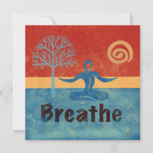 Meditation Flat Note Card