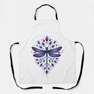 Meditation Fractal Geometry Spiritual Yoga Dragonf Apron
